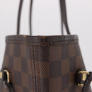 LOUIS VUITTON Damier Ebene Neverfull MM Tote Bag N51105 LV Auth 185640-4