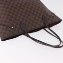 LOUIS VUITTON Damier Ebene Neverfull MM Tote Bag N51105 LV Auth 185640-7