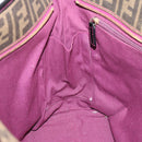 FENDI Zucca Canvas Tote Bag PVC Black Brown Auth 185643V-19