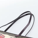 FENDI Zucca Canvas Tote Bag PVC Black Brown Auth 185643V-8