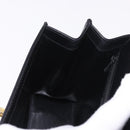 CELINE Hand Bag Leather Black Gold Auth 185644V-19