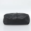 Miu Miu Tote Bag Leather Black Gold Auth 185646A-9