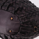 Miu Miu Hand Bag Leather Purple Auth 185647M-17