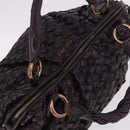 Miu Miu Hand Bag Leather Purple Auth 185647M-6