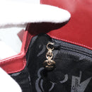 Salvatore Ferragamo Gancini Hand Bag Leather 2way Bordeaux Gold Auth 185652A-22