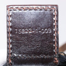 FENDI Zucca Canvas Hand Bag Black Brown Auth 185654-19