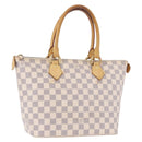 LOUIS VUITTON Damier Azur Saleya PM Tote Bag N51186 LV Auth 185655-1