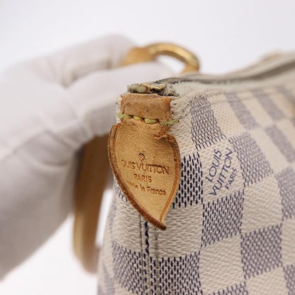 LOUIS VUITTON Damier Azur Saleya PM Tote Bag N51186 LV Auth 185655