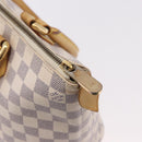 LOUIS VUITTON Damier Azur Saleya PM Tote Bag N51186 LV Auth 185655-17