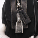 PRADA Shoulder Bag Nylon Black Silver Auth 185658SAM-19
