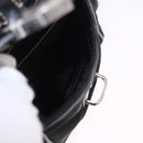 PRADA Shoulder Bag Nylon Black Silver Auth 185658SAM-26