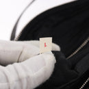 PRADA Shoulder Bag Nylon Black Silver Auth 185658SAM-11