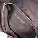 FENDI Zucca Canvas Mamma Baguette Shoulder Bag Black Brown Auth 185659SAM-21