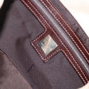 FENDI Zucca Canvas Mamma Baguette Shoulder Bag Beige Silver Auth 185664A-20
