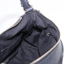 GUCCI GG Canvas Abbey Shoulder Bag Black Gold 190525 Auth 185668V-22