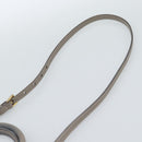 PRADA Galleria Hand Bag Saffiano leather 2way Gray Gold Auth 185671A-12
