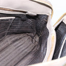 PRADA Galleria Hand Bag Saffiano leather 2way Gray Gold Auth 185671A-26