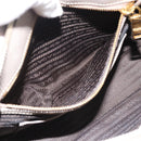 PRADA Galleria Hand Bag Saffiano leather 2way Gray Gold Auth 185671A-29