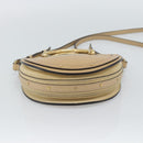 Chloe Hand Bag Leather 2way Beige Gold Auth 185674A-5