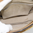 Chloe Hand Bag Leather 2way Beige Gold Auth 185674A-11