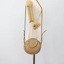 Chloe Hand Bag Leather 2way Beige Gold Auth 185674A-24