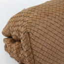BOTTEGA VENETA INTRECCIATO Hand Bag Leather Brown Gold 171265 Auth 185676-16