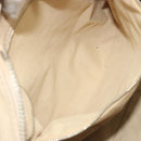 Chloe Paddington Hand Bag Leather Ivory Gold Silver Auth 185677-22