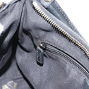 GUCCI GG Canvas Abbey Shoulder Bag Black Gold 190525 Auth 185679V-21