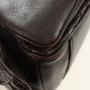 BOTTEGA VENETA INTRECCIATO Cocker Hand Bag Leather Brown Auth 185683V-15