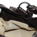 BOTTEGA VENETA INTRECCIATO Cocker Hand Bag Leather Brown Auth 185683V-21