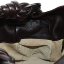 BOTTEGA VENETA INTRECCIATO Cocker Hand Bag Leather Brown Auth 185683V-22