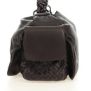 BOTTEGA VENETA INTRECCIATO Cocker Hand Bag Leather Brown Auth 185683V-3