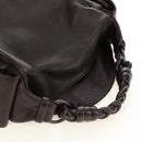 BOTTEGA VENETA INTRECCIATO Cocker Hand Bag Leather Brown Auth 185683V-6