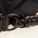 BOTTEGA VENETA INTRECCIATO Cocker Hand Bag Leather Brown Auth 185683V-8