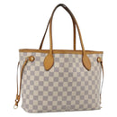LOUIS VUITTON Damier Azur Neverfull PM Tote Bag N41362 LV Auth 185688-1