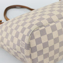 LOUIS VUITTON Damier Azur Neverfull PM Tote Bag N41362 LV Auth 185688-15
