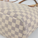 LOUIS VUITTON Damier Azur Neverfull PM Tote Bag N41362 LV Auth 185688-16