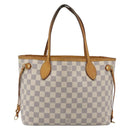 LOUIS VUITTON Damier Azur Neverfull PM Tote Bag N41362 LV Auth 185688-13
