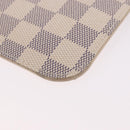 LOUIS VUITTON Damier Azur Neverfull PM Pouch Accessory Pouch LV Auth 185689-14