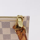 LOUIS VUITTON Damier Azur Neverfull PM Pouch Accessory Pouch LV Auth 185689-10
