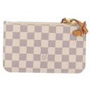 LOUIS VUITTON Damier Azur Neverfull PM Pouch Accessory Pouch LV Auth 185689-2