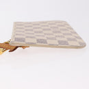 LOUIS VUITTON Damier Azur Neverfull PM Pouch Accessory Pouch LV Auth 185689-4