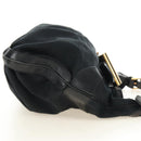 GUCCI GG Canvas Shoulder Bag Black Gold 189884 Auth 185693V-5