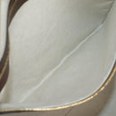 GUCCI Jumbo GG Web Sherry Line Boston Bag 2way Beige Gold 696039 Auth 185694SM-30