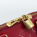 LOUIS VUITTON Monogram Vernis Alma PM Hand Bag Pink M50561 LV Auth 185695A-20