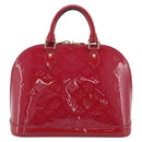 LOUIS VUITTON Monogram Vernis Alma PM Hand Bag Pink M50561 LV Auth 185695A-2