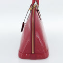 LOUIS VUITTON Monogram Vernis Alma PM Hand Bag Pink M50561 LV Auth 185695A-4