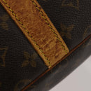 LOUIS VUITTON Monogram Keepall Bandouliere 55 Boston Bag M41414 LV Auth 185696-23