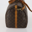 LOUIS VUITTON Monogram Keepall Bandouliere 55 Boston Bag M41414 LV Auth 185696-3