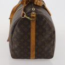 LOUIS VUITTON Monogram Keepall Bandouliere 55 Boston Bag M41414 LV Auth 185696-4